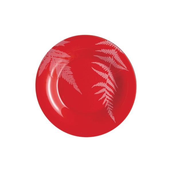 Assiette à dessert 19.5cm Filicaria Rouge Luminarc