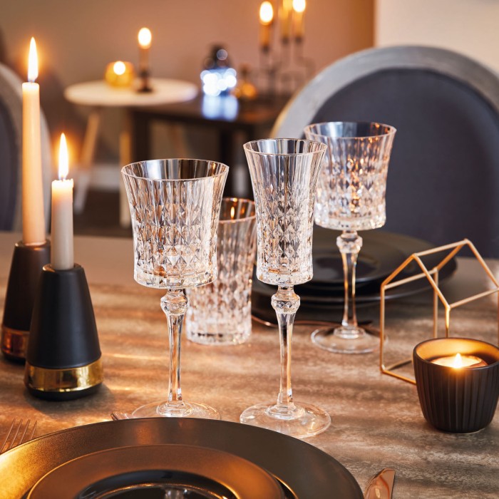 Flûte à champagne 15cl Lady Diamond Cristal d'Arques