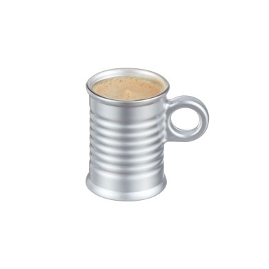 Tasse argentée 9cl Conserve Moi Tasse argentée 9cl Conserve Moi