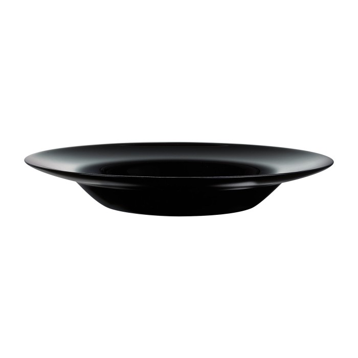 Assiette à pâtes noire 28,5cm Friend's Time Luminarc