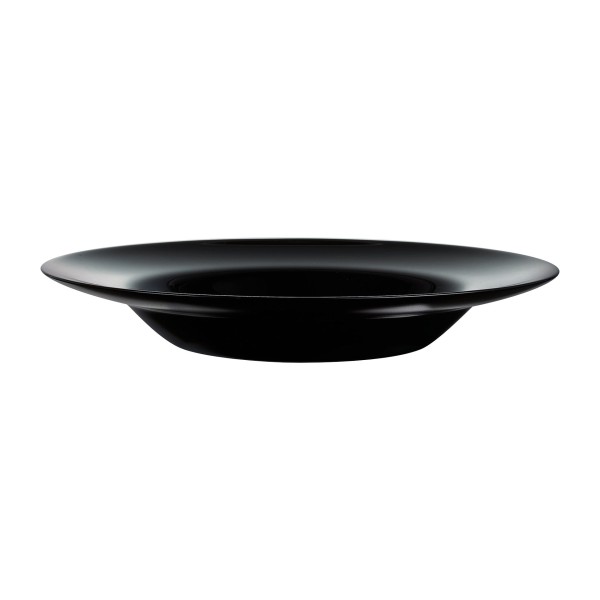 Assiette à pâtes noire 28,5cm Friend's Time Luminarc
