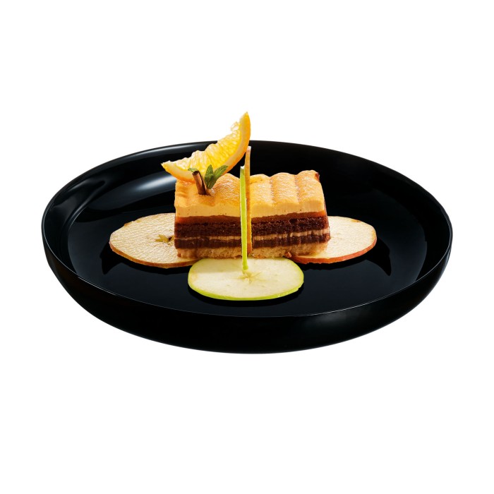 Assiette à couscous noire 25cm Friend's Time Luminarc