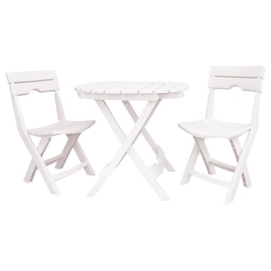 Ensemble de jardin pliable table et 2 chaises Ruspina Sotufab Plast