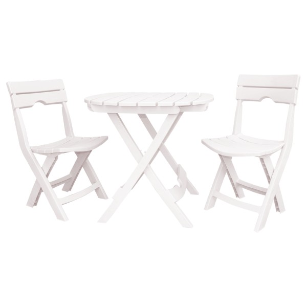 Ensemble de jardin pliable table et 2 chaises Ruspina Sotufab Plast