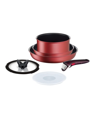 Batterie de cuisine 6 pièces Ingenio IH Red Unlimited Tefal