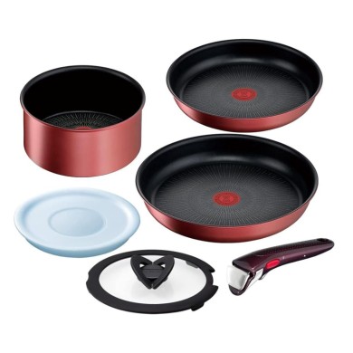Batterie de cuisine 6 pièces Ingenio IH Red Unlimited Tefal