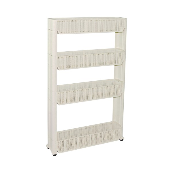 Slim Rack à roulettes 4 étages Sotufab Plast