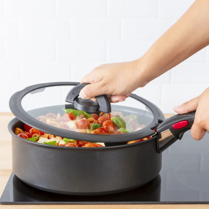 Couvercles en verre 16, 18 et 20cm Ingenio Tefal