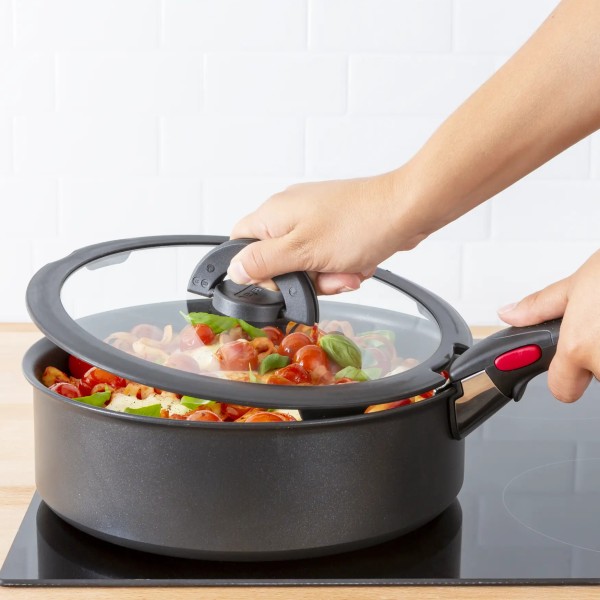 Couvercles en verre 16, 18 et 20cm Ingenio Tefal