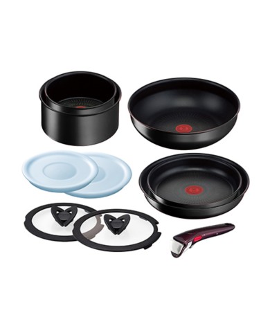 Batterie de cuisine 10 pièces Ingenio IH Noir Unlimited Tefal