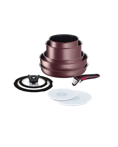 Batterie de cuisine 10 pièces Ingenio IH Chocolat Unlimited Tefal