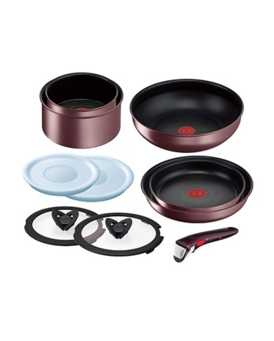 Batterie de cuisine 10 pièces Ingenio IH Chocolat Unlimited Tefal