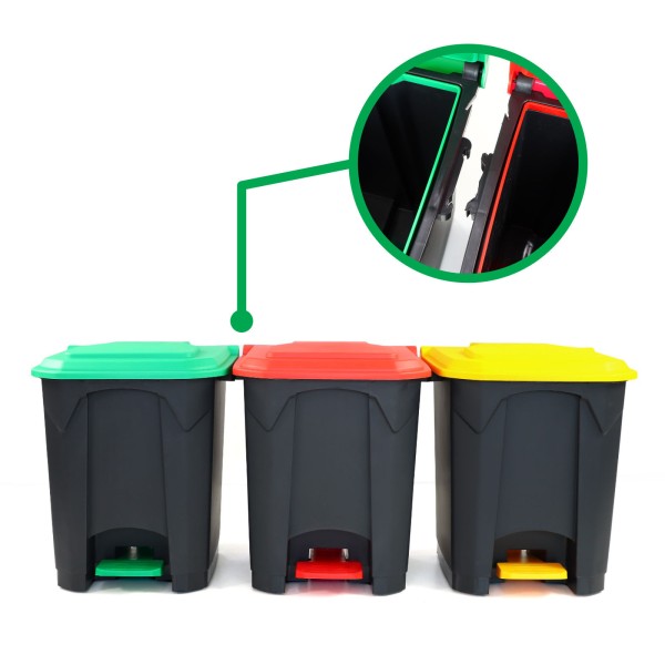 Poubelle 30L Tri Sélectif Sotufab Plast