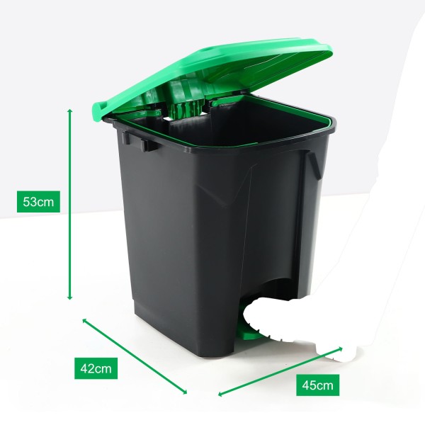 Poubelle 50L Tri Sélectif Sotufab Plast