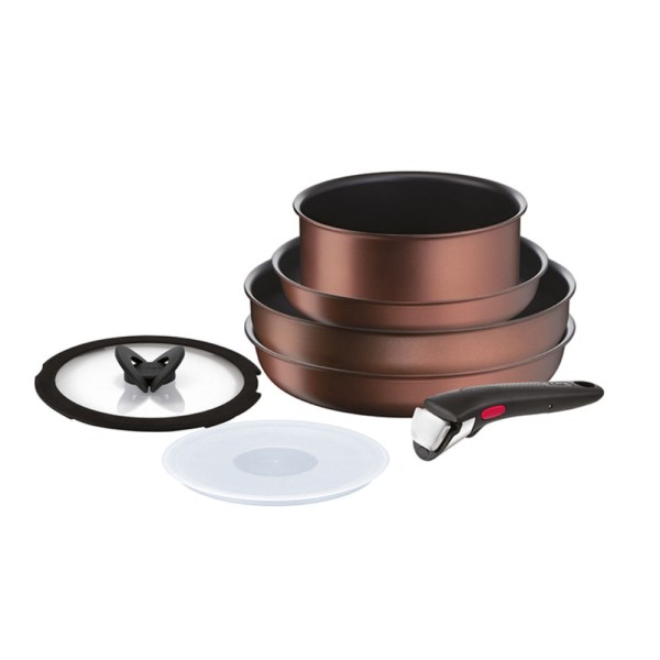 Batterie de cuisine 7 pièces Ingenio IH Mocha Tefal