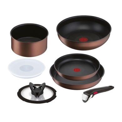 Batterie de cuisine 7 pièces Ingenio IH Mocha Tefal Batterie de cuisine 7 pièces Ingenio IH Mocha Tefal