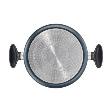 Faitout gris avec couvercle 24cm Start & Cook